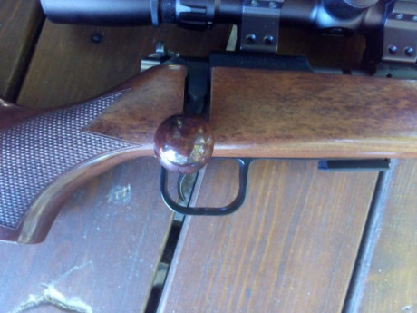 Vendo carabina cal 22lr CZ 455 Varmint ,tiene gatillo afinado a 200 gr, guardagatillo de una pieza , bola 02