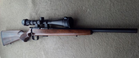 Vendo carabina cal 22lr CZ 455 Varmint ,tiene gatillo afinado a 200 gr, guardagatillo de una pieza , bola 00