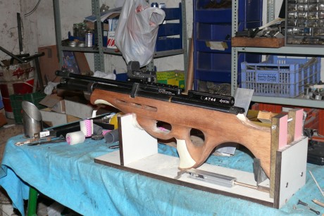 Ultima customizacion por modesto cordovilla realizada a una hatsan at44 del 6,35 50