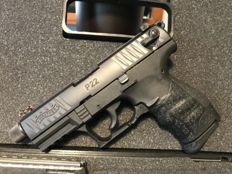 Walther P22q en muy buen estado, se vendieron los extras, se vende la pistola según sale en las fotos 02