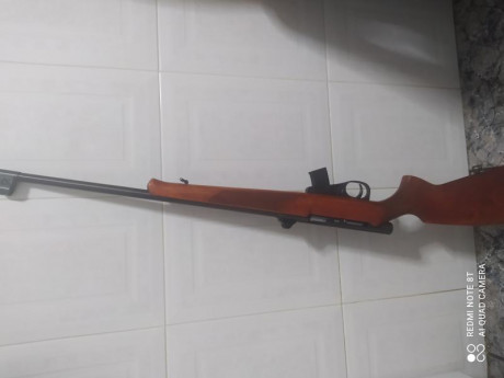 Vendo carabina marca TOZ semiautomática en perfecto estado tres cargadores 1 de 10 y 2 de 5
200€, más 01