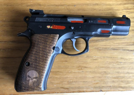 Hola amigos! ya que se muestran tantas armas buenas creo que a los propietarios de una cz 75 se nos tendría 72