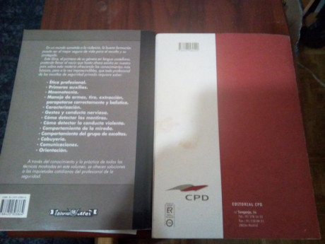 - Manual técnico del ESCOLTA de seguridad privada. David Montesinos Año 1997. Buen estado
- Técnicas de 01