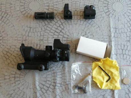 Buenas Tardes:

Pongo a la venta mi replica de Airsoft HK417D (12") by UMAREX + Accesorios.

No tiene 01