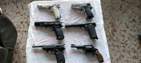 Por dejar la licencia tipo F, vendo todas mis armas cortas, guiadas con ella. Todas ellas en perfecto 02