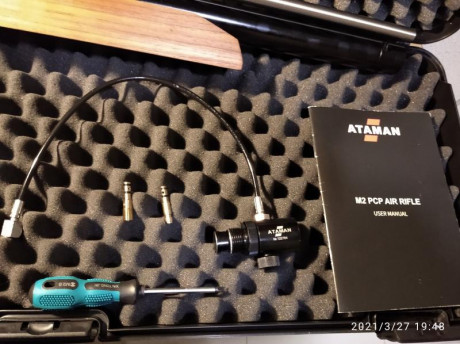 Vendo carabina ATAMAN especial modelo Bench Rest calibre 4,5mm.
- Con dos cañones: El suyo es un cañón 11