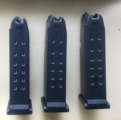 Se vende lote de tres cargadores de Glock 19.
Están en La Coruña.
60 euros envío peninsular incluido.
Vendidos. 00