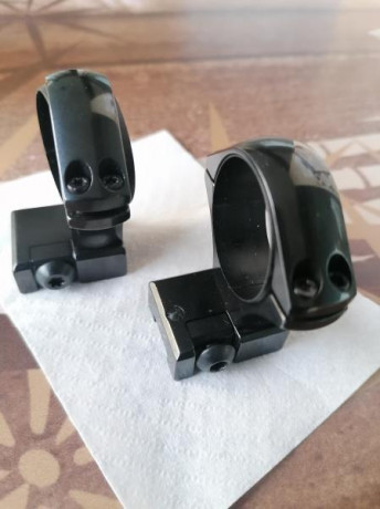 Hola.

Vendo juego de bases y anillas Optilock para Sako 75 y 85 .

Precio:  90 €  más envío .

Un saludo. 02