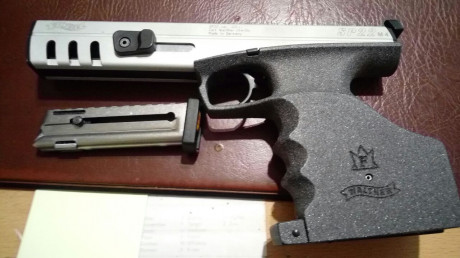 Se vende Walther SP22 M4.
Ideal para iniciarse sin un gran desembolso, cacha anatómicas, cañón 6" 10