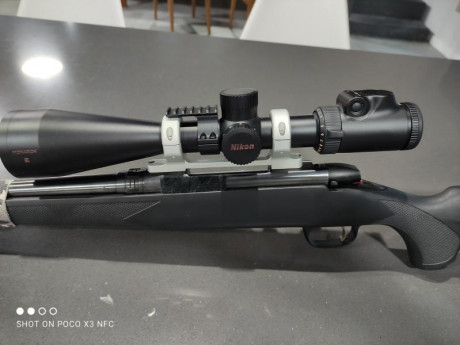 Hola. Pongo a la venta Visor Nikon Monarch 7 3-12x56. Tiene retícula iluminada con un punto rojo. La retícula 10