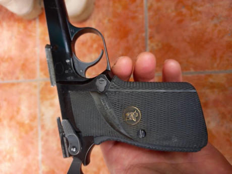 Vendo esta Browning HP 35 del año 91, calibre 9 mm Pb, siempre la he tenido yo, se encuentra en perfectas 30