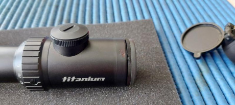 Pues eso..vendo visor delta titanium de 4.5×30×50 con tubo de 30 y retícula MCZll y tapas de los objetivos 00