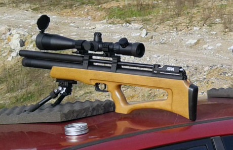 Vendo carabina bullpup monotiro calibre 5,5 (22) SPA P12 en perfecto estado.
Único propietario, factura 10