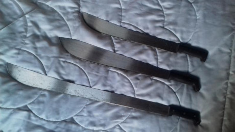 Estoy buscando consejo para comprar un machete que usaré principalmente para desbrozar y partir o cortar 130
