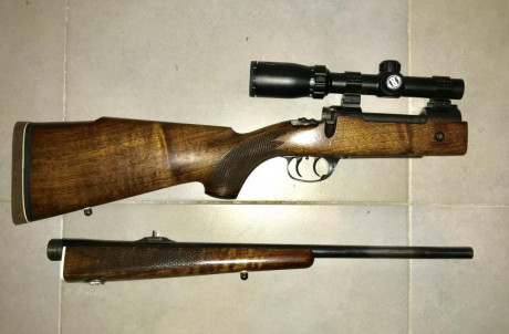 Buenas noches, cambiaria un rifle Sabra Barbara cal. 243 win, de los pocos que se convirtieron a desmontables 01