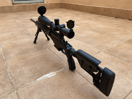 Vendo rifle Tikka calibre 308 montado con bipode y visor 10-50x60.
Es totalmente nuevo, ningún tiro.
Viene 00