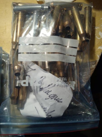 Vainas del 7mrm
50 unidades 25€
Vainas wsm 7m
40 unidades 20€
Vainas 30.06
70 unidades 25€ 02