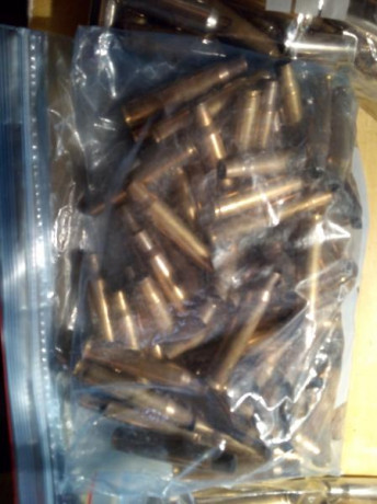 Vainas del 7mrm
50 unidades 25€
Vainas wsm 7m
40 unidades 20€
Vainas 30.06
70 unidades 25€ 01