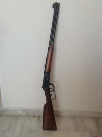 Cambiaria rifle palanquero Winchester original modelo 1894 calibre 30-30 usado con cargas reducidas en 00