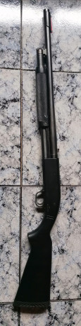 Vendo Mossberg Maverick 88.
Capacidad de 5+1
Punto de mira de fibra.
Alza plegable.
Perforaciones roscadas 00