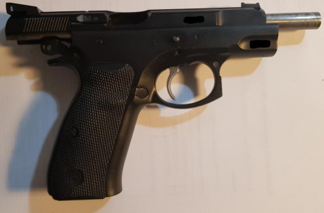Buenos días:

Tengo una CZ 75B, preparada como una sadoww, con 6 cargadores. el kit del .22 con 2 cargadores.
Tiene 10