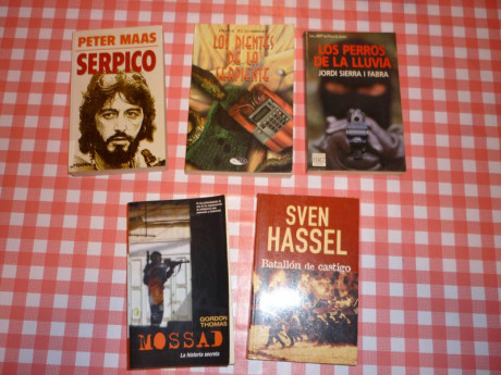 Vendo estos diez libros de temática policial y espionaje, los autores son mas que conocidos.
12 euros 00