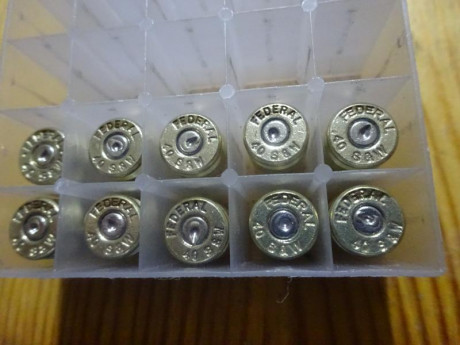 Muy buenas,

Vendidas las trescientas doce (312) vainas marca Federal del calibre .40 S&W con 1 tiro 02