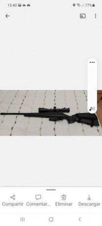 Se vende rifle tikka t3x ctr en calibre 308 con freno de boca,se entrega rosca original.
Lo vendo por 01