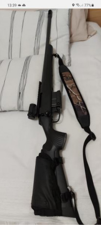 Se vende rifle tikka t3x ctr en calibre 308 con freno de boca,se entrega rosca original.
Lo vendo por 00