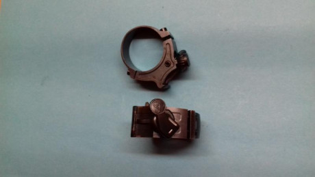 Vendo monturas, de quita y pon, marca Isi Mount para rifle Sauer 303 y para alojar un visor con tubo central 00