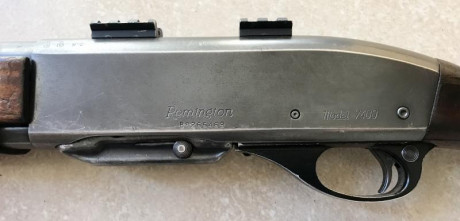 Vendo rifle Semiautomático Remington mod.7400 en cal.30-06. Funciona y agrupa perfectamente. Incluye bases 02