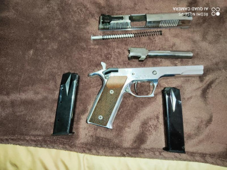 Se vende Pardini de 9mm de 5 pulgadas está guiada en F es muy precisa y en buenas condiciones se vende 00