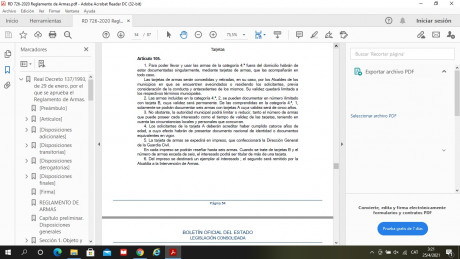 Buenos días,
hoy charlando con un amigo G.C. comentábamos sobre el tema de las tarjetas de armas para 50