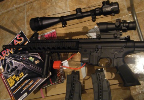 Compañeros ya me ha llegado mi carabina S&W MP15-22 y solo puedo decir una cosa ¡¡ GENIAL¡¡ , despues 61