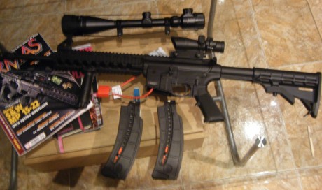 Compañeros ya me ha llegado mi carabina S&W MP15-22 y solo puedo decir una cosa ¡¡ GENIAL¡¡ , despues 60