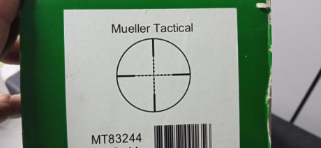 Hola vendo visor Mueller 8-32 x 44 con tubo de 30 mm Usado en dos ocasiones. Tiene una nitidez y una calidad 10