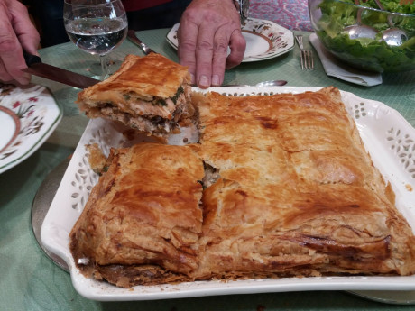 Hoy para comer acelgas hervidas y chuletón de vaca gallega vieja con seis semanas de maduración en cámara 41