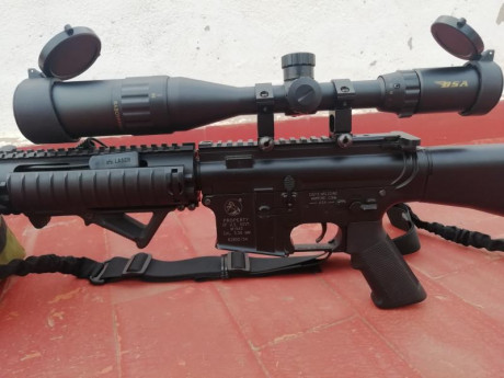 Vendo magnífica replica de m16 RIS convertida a tirador selecto.
Es de la marca ICS, comprada nueva y 12