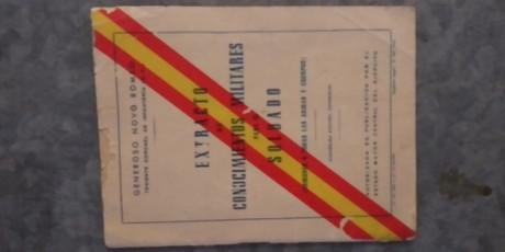 Extracto manual del soldado, años 60, y reglamento de los años 80, con apendice para la llama m82

El 01