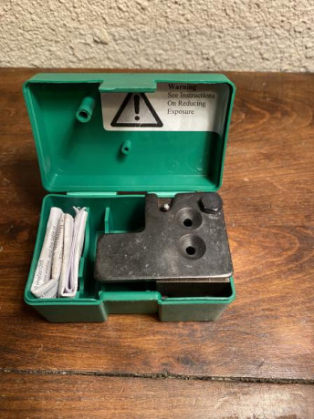   VENDO MOLDE TURQUESA PARA 9 MM, MARCA RCBS, CALIBRE 356 ROUND NOSE, PESO 124 GRAINS   

Vendo turquesa 02