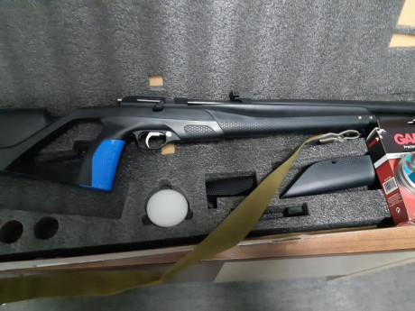Buenas.
Vendo  Stoeger XM1 Suppressor del 5,5, con dos cargadores, caja e instrucciones originales, bomba 01