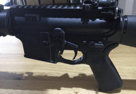 Olympic arms
Disparador rock river match
Guardamanos knight armaments
Grip magpul
Guardamontes aluminio 11
