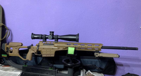 Hola a todos. Vendo sako m10 :sniper con muy poco uso, como nuevo. En calibre .308 win. Color Tan.  Esta 01
