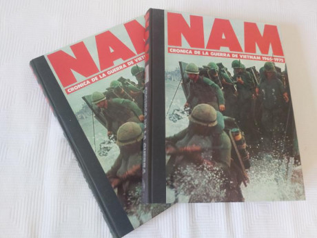 Se venden los dos tomos encuadernados de la editorial Planeta.
NAM - Crónica de la guerra del Vietnam
En 00