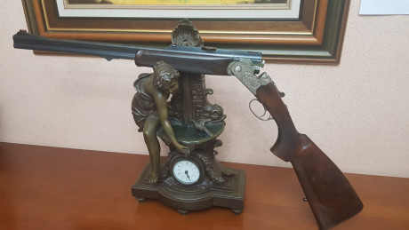 El Express Beretta S689 , una auténtica maravilla por diseño y acabado.
Calibre 9. 3x74r, superpuesto, 02
