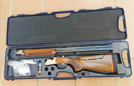 Saludos al foro

 Vendo Escopeta de tiro al plato Beretta 686 E Trap de 76cm de cañon 1 y 2 estrellas 02