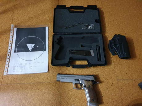 Vendo pistola Sig Sauer P226 S X-Five, en perfecto estado, se encuentra en Sevilla y se puede probar en 70