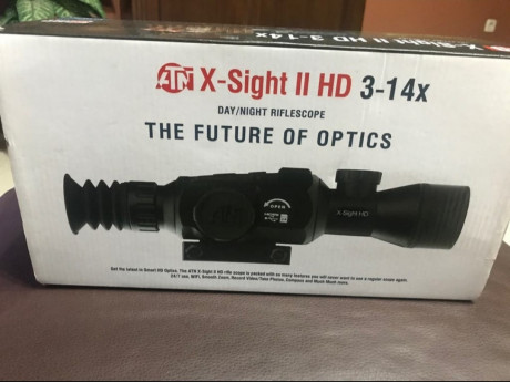 Vendo visor diurno-nocturno marca ATN X-Sight HD 3-14 x.

Está completamente nuevo, sólo se puso a tiro 01