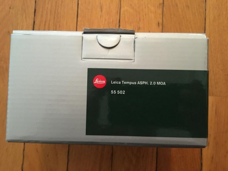 Vendo Leica Tempus, punto rojo , 2 moas, comprado en Diciembre 2020,
sin estrenar, precio nuevo 595€, 00