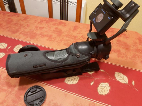 Por dejar afición se vende equipo de digiscoping. estado excepcional.
Telescopio Swarovski sts 65 con 02